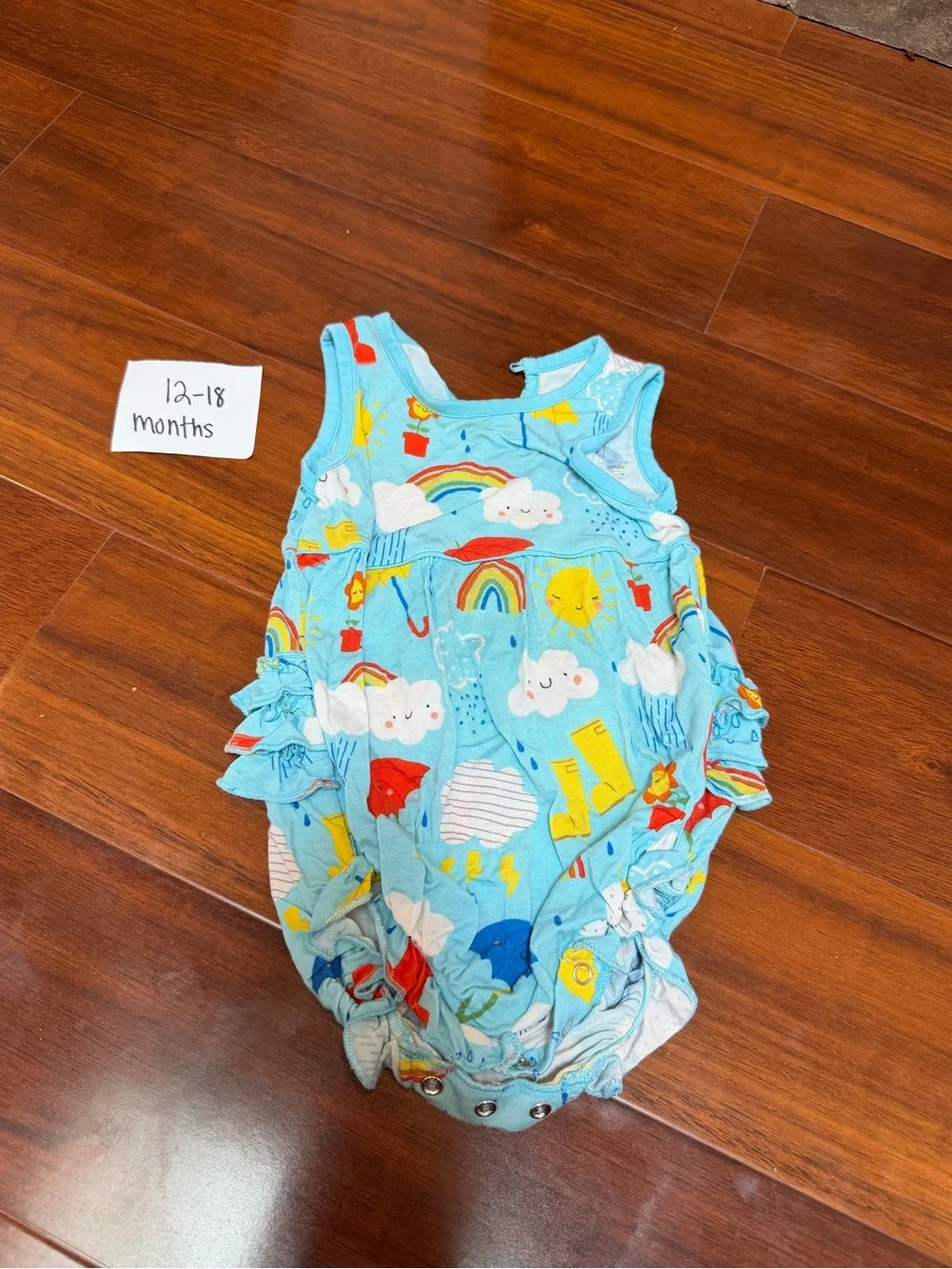Little Sleepies Ruffle butt romper
